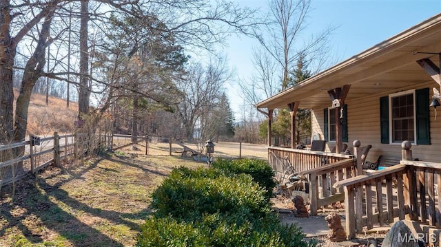 409 County Road 32b, Ironton, MO 63650 - view of fenced backyard