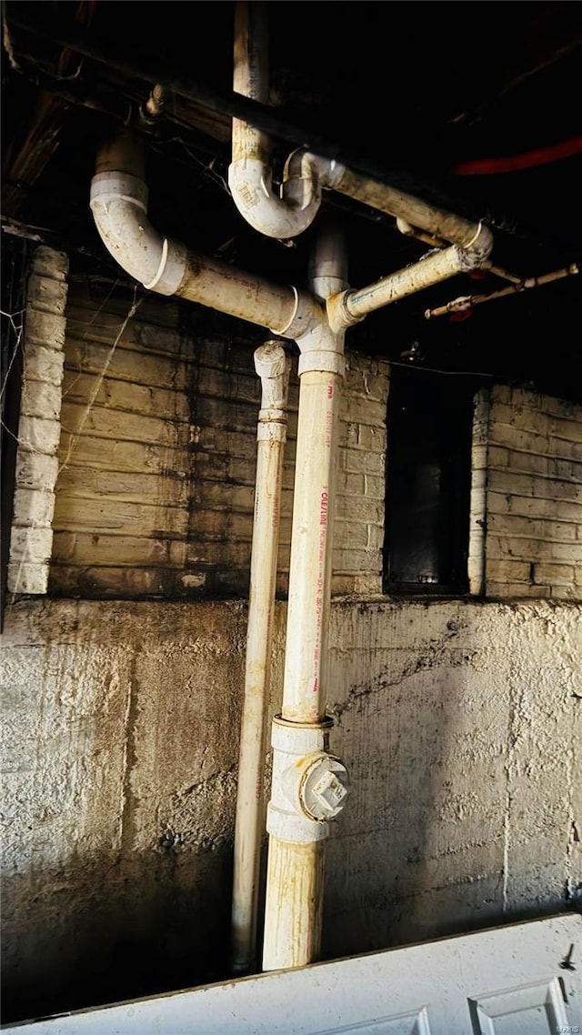 view of basement
