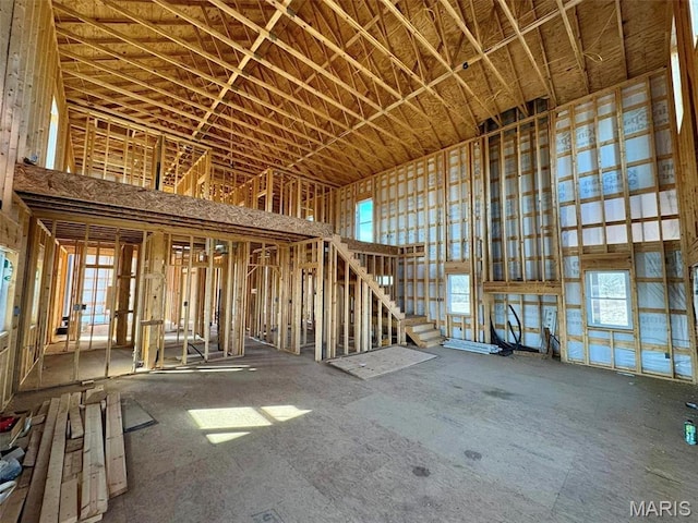 4727 Walnut Creek Dr, Palmyra, MO 63461 - miscellaneous room featuring a towering ceiling