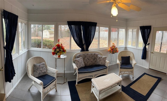 400 Smith Rd, Lebanon, MO 65536 - sunroom with tile patterned floors and a decorative wall