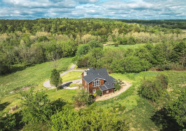 19530 County Road 3620, St James, MO 65559 - aerial view of property and surrounding area featuring a forest
