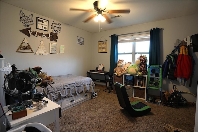 1988 Ripley Route Cc, Doniphan, MO 63935 - bedroom with carpet flooring and ceiling fan