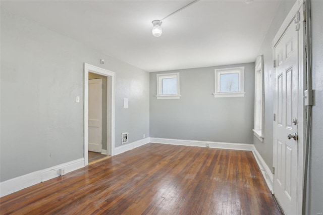 4644 Minnesota Ave, Saint Louis, MO 63111 - spare room with hardwood / wood-style floors and baseboards