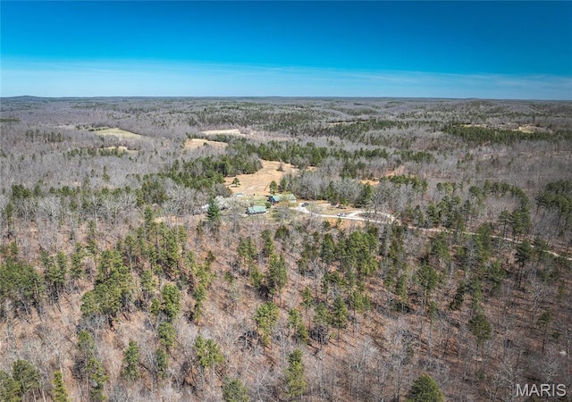 5819 Highway Vv Hwy, Vv, MO 65542 - view of property location with a heavily wooded area