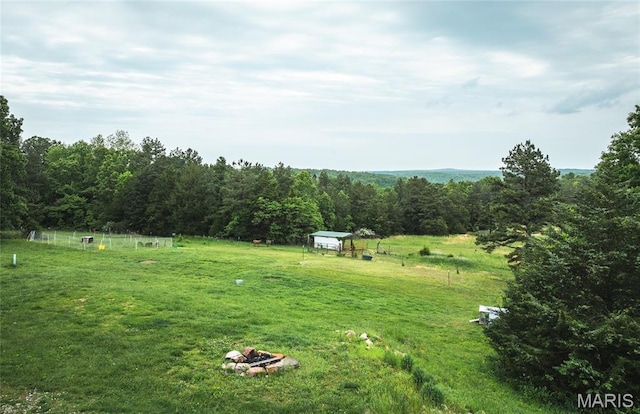 5819 Highway Vv Hwy, Vv, MO 65542 - view of yard with a view of countryside