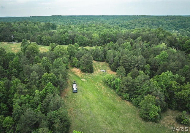 5819 Highway Vv Hwy, Vv, MO 65542 - aerial view of a heavily wooded area