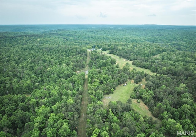 5819 Highway Vv Hwy, Vv, MO 65542 - aerial view of a heavily wooded area
