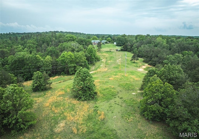5819 Highway Vv Hwy, Vv, MO 65542 - bird's eye view of a heavily wooded area