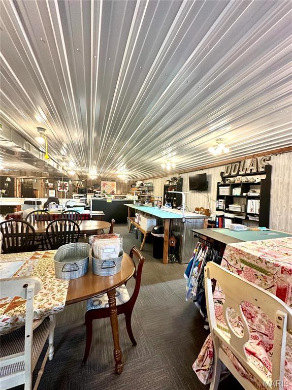 504 Alvarado Ave, Belle, MO 65013 - view of carpeted dining room