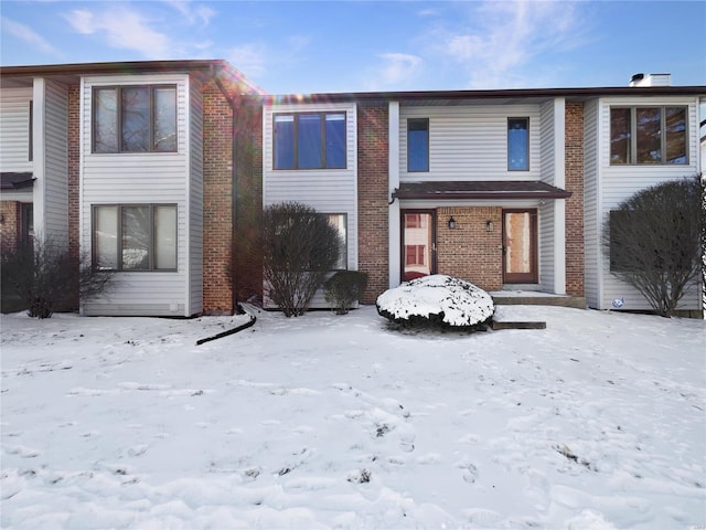 multi unit property with brick siding
