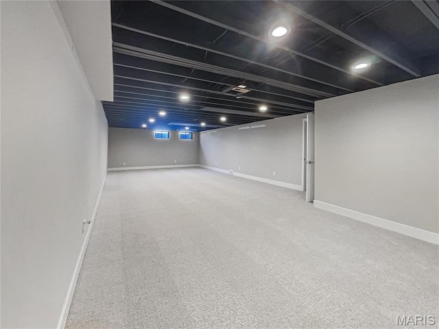 38 N Lang Dr, Ofallon, MO 63366 - basement with baseboards