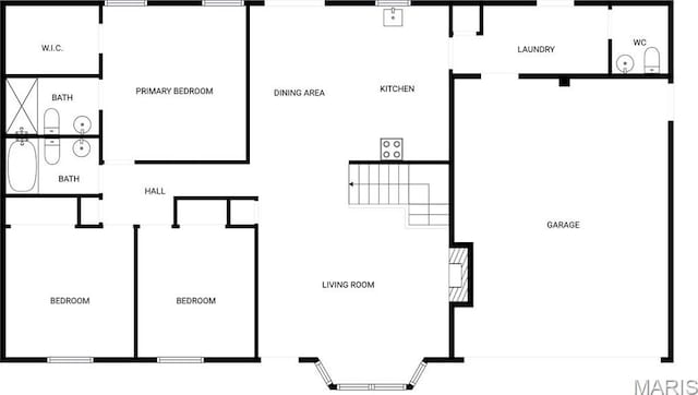 38 N Lang Dr, Ofallon, MO 63366 - view of room layout