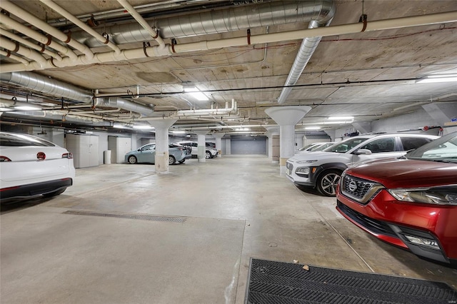 view of parking deck