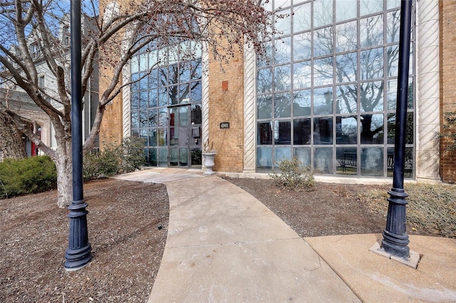 view of exterior entry