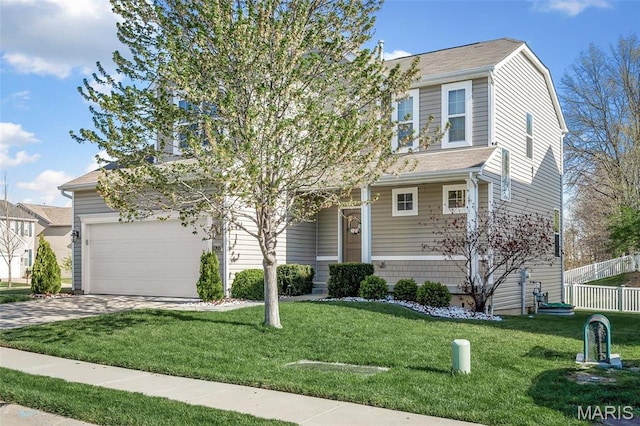 1705 Belleau Wood Dr, Saint Peters, MO 63376 - view of front of property with concrete driveway and a garage
