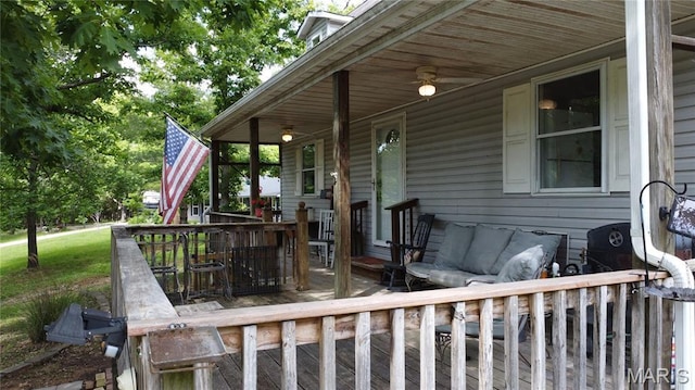 338 Mont Pellier St, Bonne Terre, MO 63628 - view of wooden porch