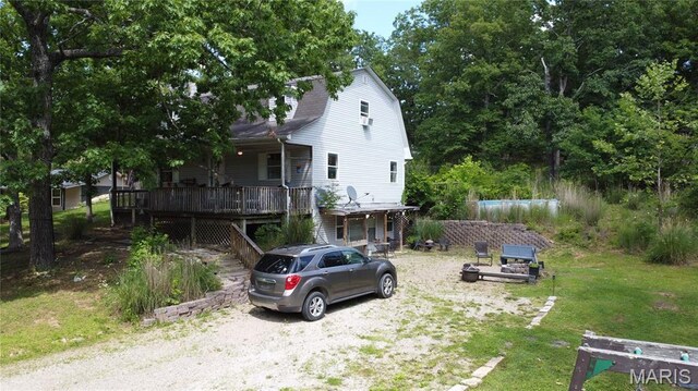 338 Mont Pellier St, Bonne Terre, MO 63628 - view of front facade featuring stairs and a deck