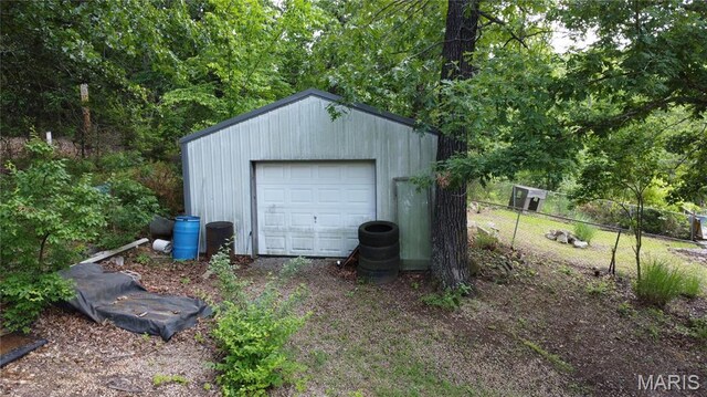 338 Mont Pellier St, Bonne Terre, MO 63628 - view of detached garage