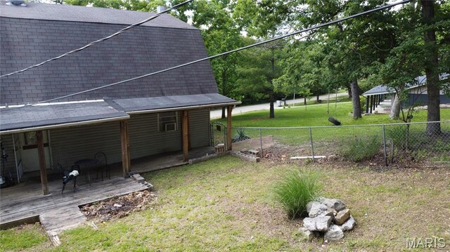 338 Mont Pellier St, Bonne Terre, MO 63628 - view of yard with a deck