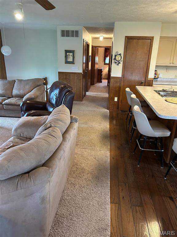 266 Hunt Club Cir, Galena, MO 65656 - living area featuring wood-type flooring