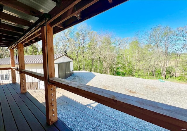 9 Summit Ln, Hermann, MO 65041 - view of wooden deck