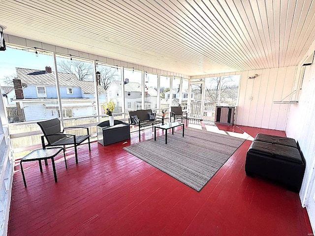 sunroom / solarium with healthy amount of natural light