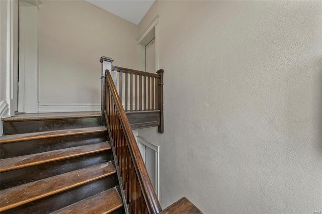 view of stairs