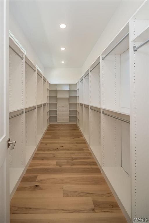 1205 Patchwork Flds, Chesterfield, MO 63005 - walk in closet featuring light wood finished floors