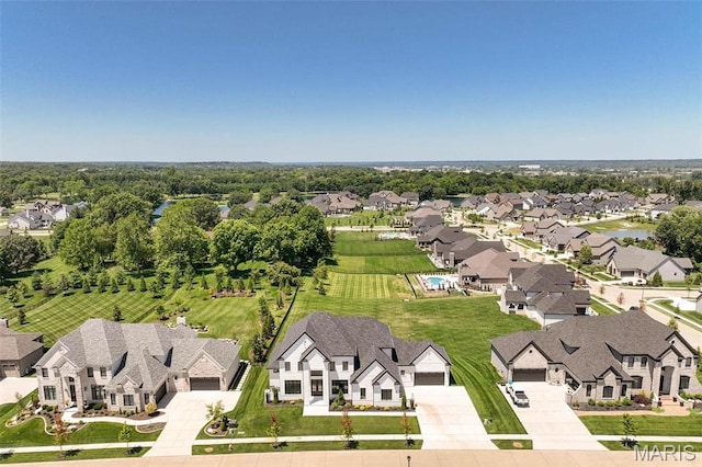 1205 Patchwork Flds, Chesterfield, MO 63005 - aerial perspective of suburban area