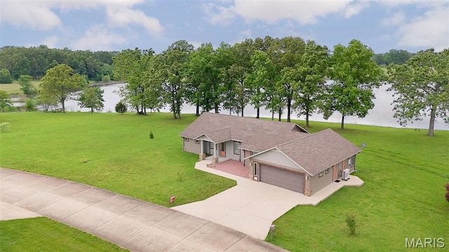 232 Confederate Ridge Rd, Doniphan, MO 63935 - aerial view of property and surrounding area featuring a large body of water