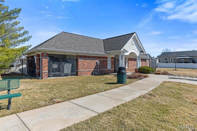 638 Homerun Dr Unit 36N, Ofallon, MO 63366 - view of front of home featuring brick siding and a shingled roof