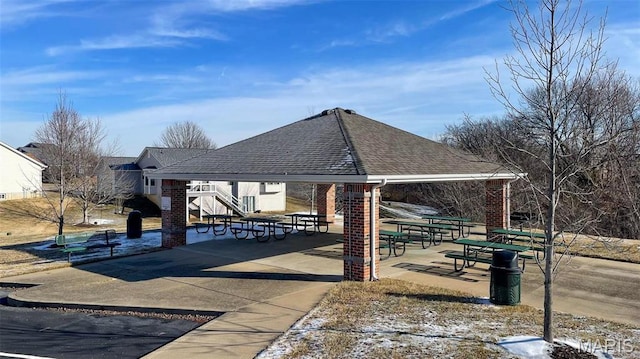 638 Homerun Dr Unit 36N, Ofallon, MO 63366 - view of property's community featuring a gazebo and stairway