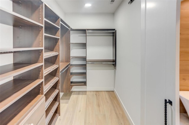 115 S Taylor St, Red Bud, IL 62278 - spacious closet featuring light wood finished floors