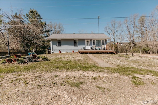 12561 Carroll Dr, Rolla, MO 65401 - view of front of home featuring covered porch