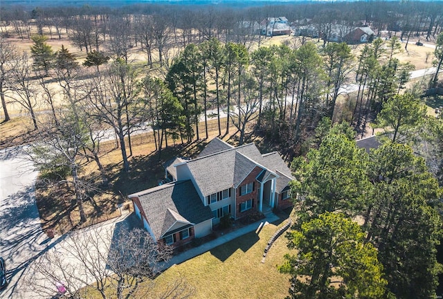 view from above of property