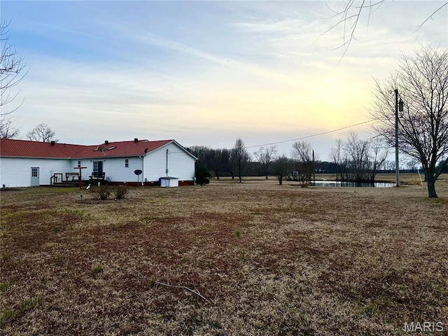 6474 State Highway H, Benton, MO 63736 - yard at dusk with a water view