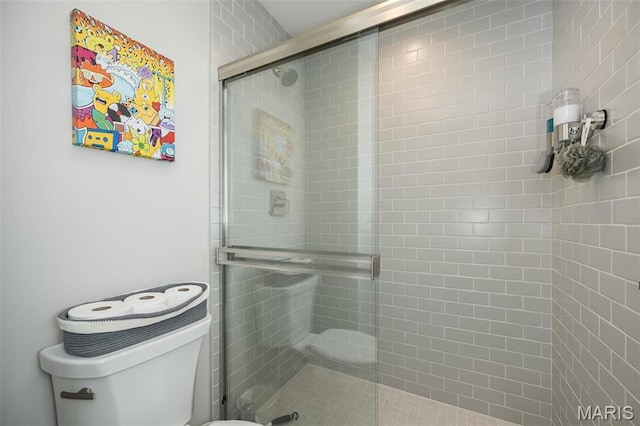 5019 Pacific Crest Trl, Cottleville, MO 63304 - bathroom with a shower stall and toilet