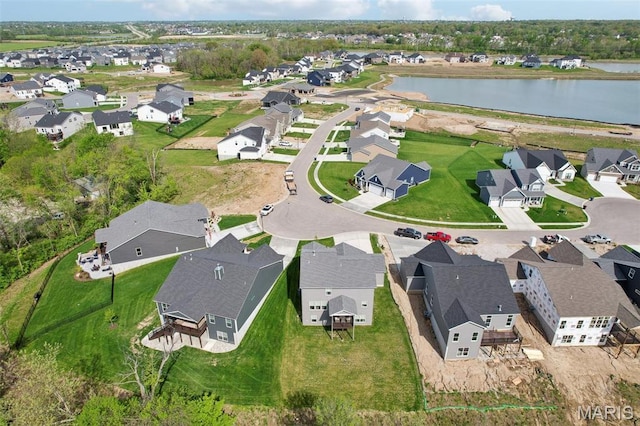 5019 Pacific Crest Trl, Cottleville, MO 63304 - aerial view of property and surrounding area featuring nearby suburban area and a nearby body of water