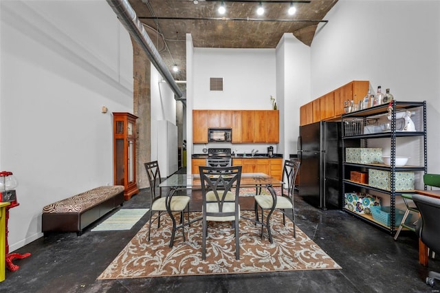 1511 Locust St Unit 101, Saint Louis, MO 63103 - dining space featuring a towering ceiling