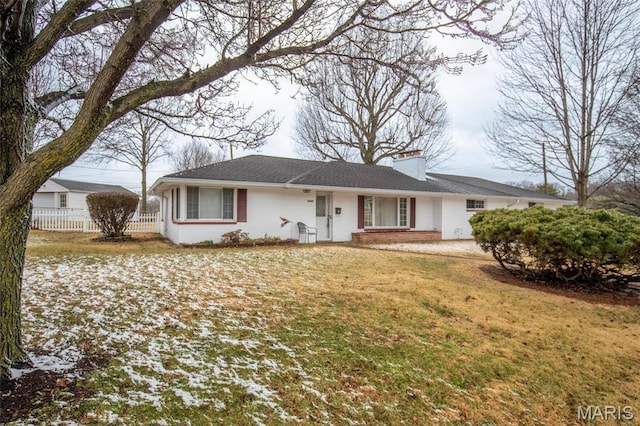 7080 Plainview Ave, Saint Louis, MO 63109 - ranch-style house featuring a chimney