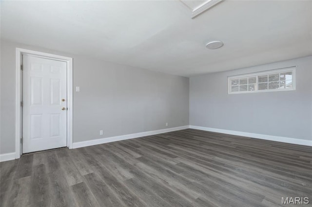 7080 Plainview Ave, Saint Louis, MO 63109 - spare room with wood finished floors and baseboards