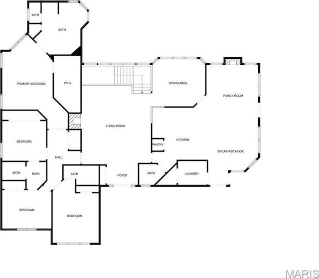 12537 Clark Manor Cir, Creve Coeur, MO 63141 - floor plan / room layout