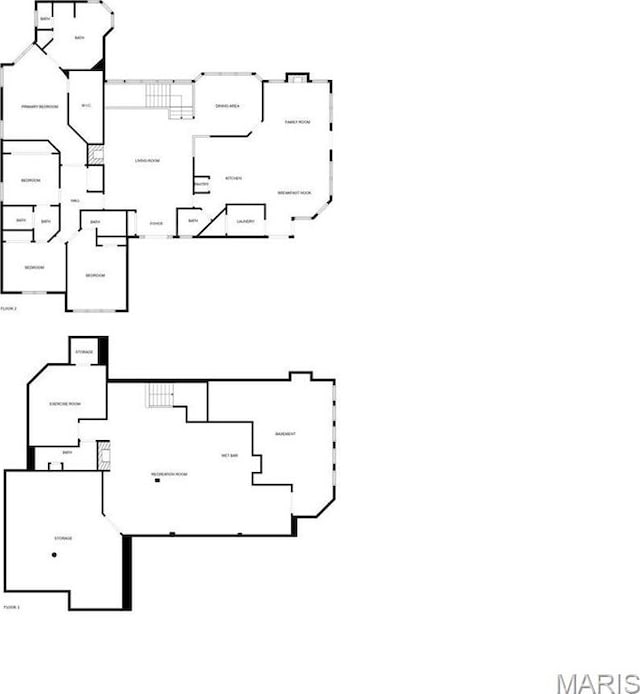 12537 Clark Manor Cir, Creve Coeur, MO 63141 - floor plan / room layout