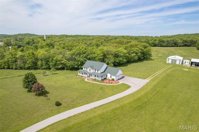 11400 State Road C, Hillsboro, MO 63050 - view of subject property with a heavily wooded area