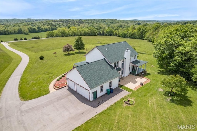11400 State Road C, Hillsboro, MO 63050 - aerial view of property and surrounding area featuring a heavily wooded area