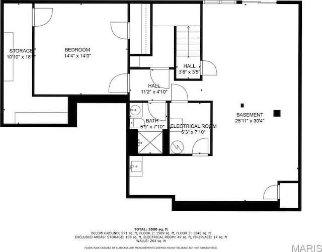 1214 Westrun Dr, Ballwin, MO 63021 - view of floor plan / room layout