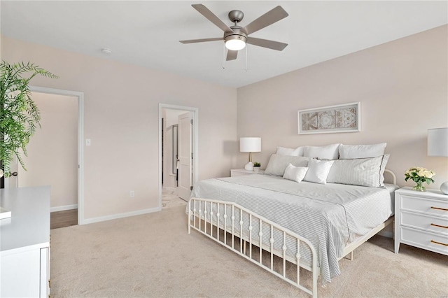 3248 River Breeze Ct, Saint Charles, MO 63301 - carpeted bedroom with baseboards and ceiling fan