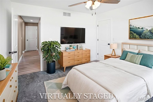 1002 Brianna Ct, Jerseyville, IL 62052 - bedroom with ceiling fan and baseboards