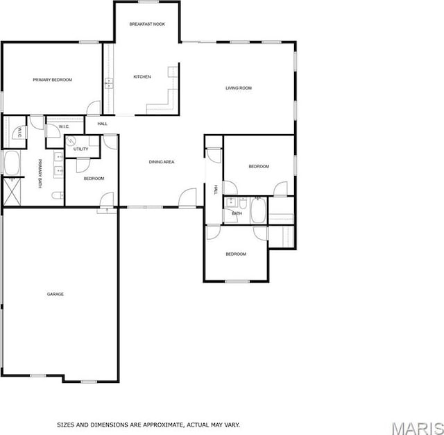 1002 Brianna Ct, Jerseyville, IL 62052 - view of property floor plan