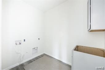 7301 Providence Dr, Edwardsville, IL 62025 - laundry area with baseboards and electric dryer hookup